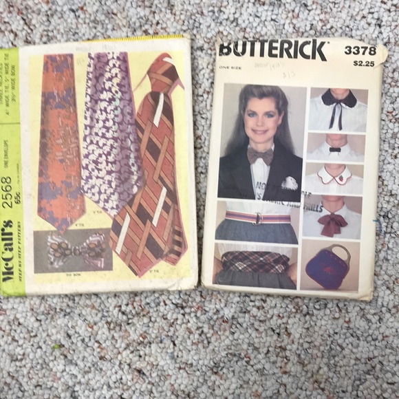 Lot of two vintage accessories patterns - Picture 1 of 5